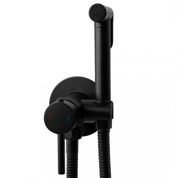 REA - Bateria Bidetowa LOOP Black/Czarna