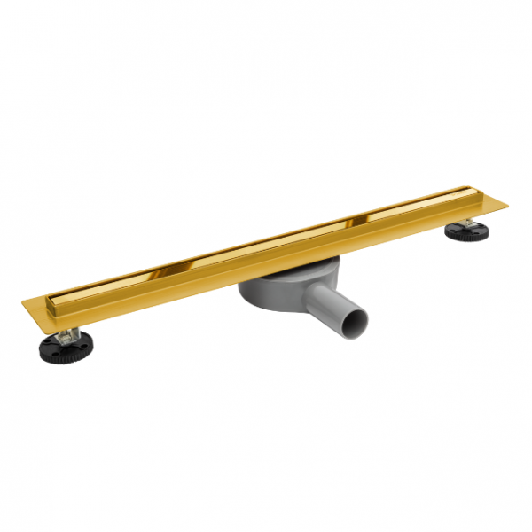 BALNEO Slim &amp; Low ProLine Mirror Gold Odpływ liniowy 80 cm złoty lustrzany