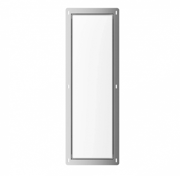 BALNEO Schowek na szczotkę WC Balneo Wall Box Brush L White Glass lewy do wbudowania w ścianę ze stali nierdzewnej biały