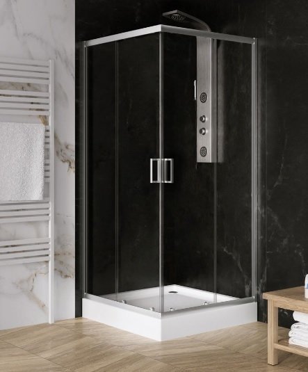 Kabiny Prysznicowe Z Brodzikiem 80x80