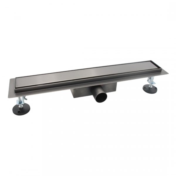 AQUALINE Odpływ liniowy podłogowy 2w1 80cm grafitowy LG04800