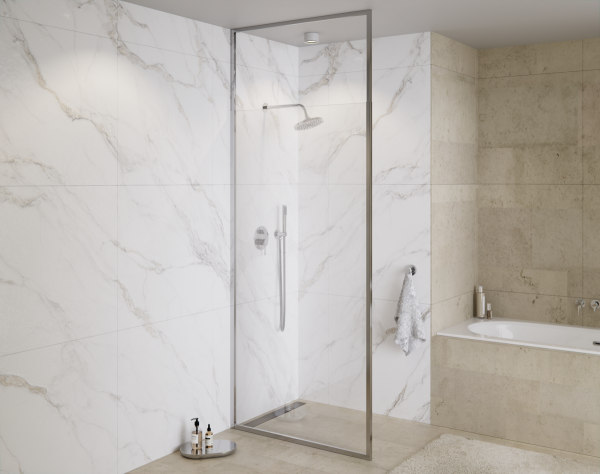 BESCO Ścianka walk-in Icon Chrom 110x200 z regulowanym profilem ICH-110-200C