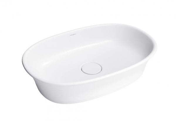 OMNIRES umywalka nablatowa 61x40 cm CLASSICA M+ biały mat CLASSICAUNBM