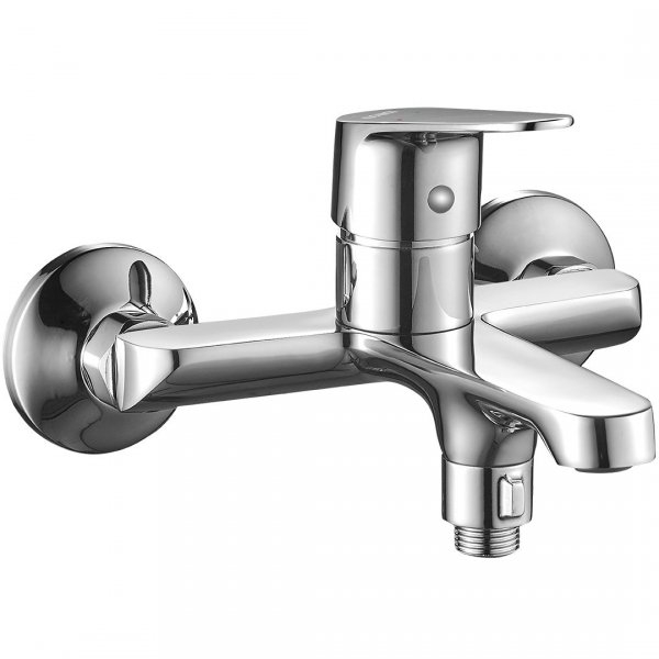 KUCHINOX - Bateria wannowa ścienna SAGRA bez zestawu natryskowego Chrom    BQR_010D