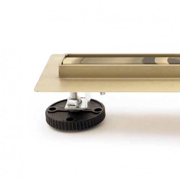 REA - Odpływ liniowy Neo Slim Mirror Gold Pro / Złoty Lustrzany 700mm