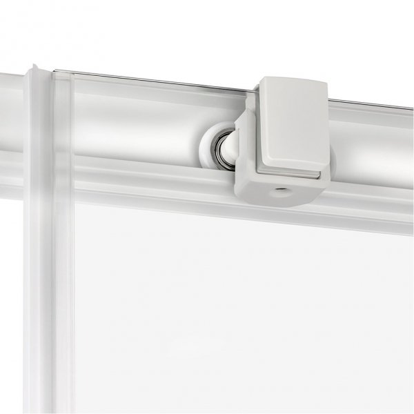 NEW TRENDY Kabina prysznicowa przesuwna PRIME WHITE 90x80x200 D-0398A/D-0397A