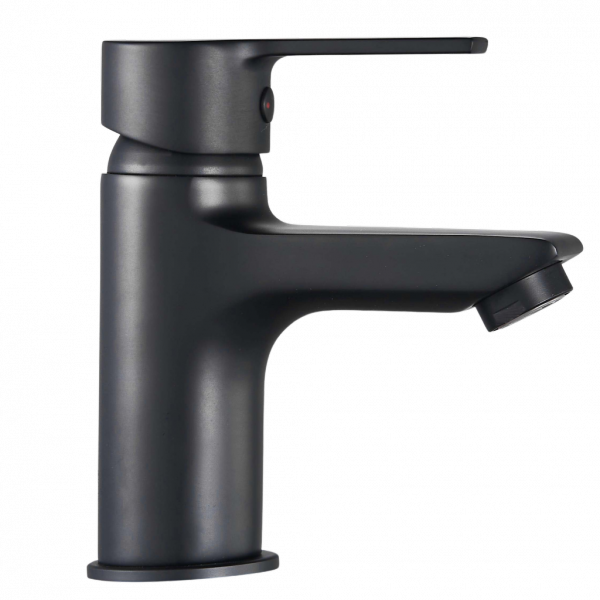 INVENA - Bateria umywalkowa BRALOS czarna BU-07-004-A