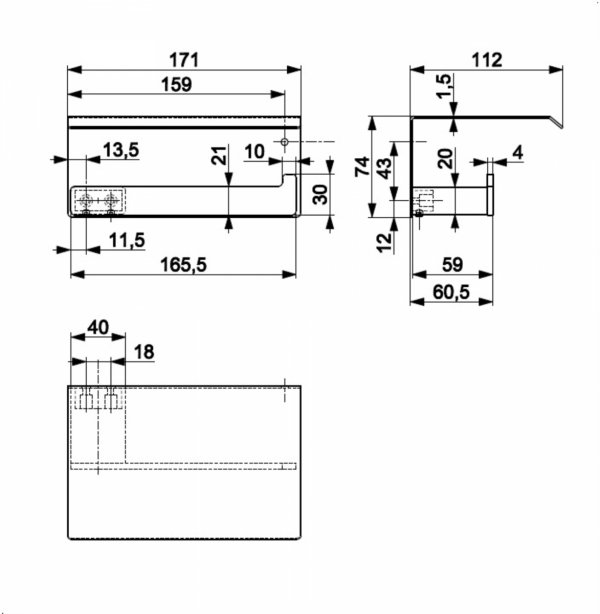 ARMATURA KRAKÓW KFA uchwyt na papier toaletowy BRUSHED LIGHT GOLD 864-039-39