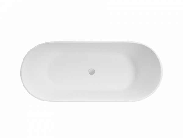 BESCO Wanna wolnostojąca Moya B&amp;W 170 + klik klak chrom #WMD-170-MBW
