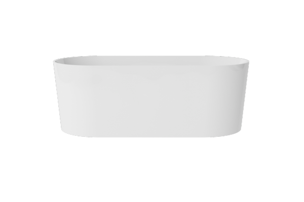 BESCO Wanna wolnostojąca Lova 160x74 + klik-klak chrom #WWM-160-LKS