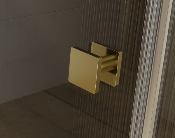 BESCO Kabina prysznicowa Pixa Gold 120x80 Lewa PPL-128-195G