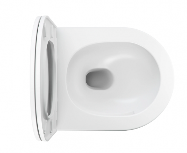 OMNIRES miska toaletowa wisząca SILENT POWER™ z deską wolnoopadającą, 49 x 37 cm OTTAWASPMWBM