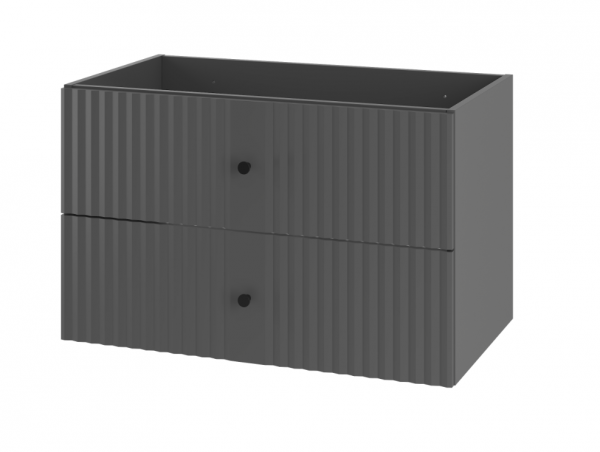 MEGSTYL Szafka Pod Umywalkę 2S 80cm Szary Mat XILO-0000-0005826