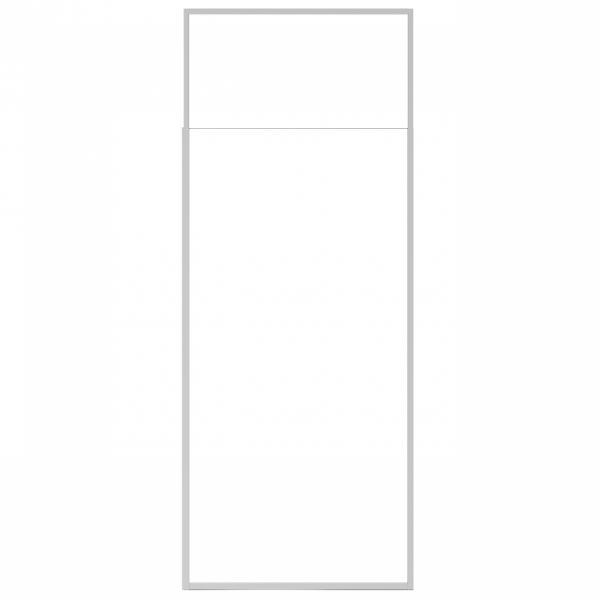 BESCO Ścianka walk-in Icon Chrom 120x200 z regulowanym profilem ICH-120-200C