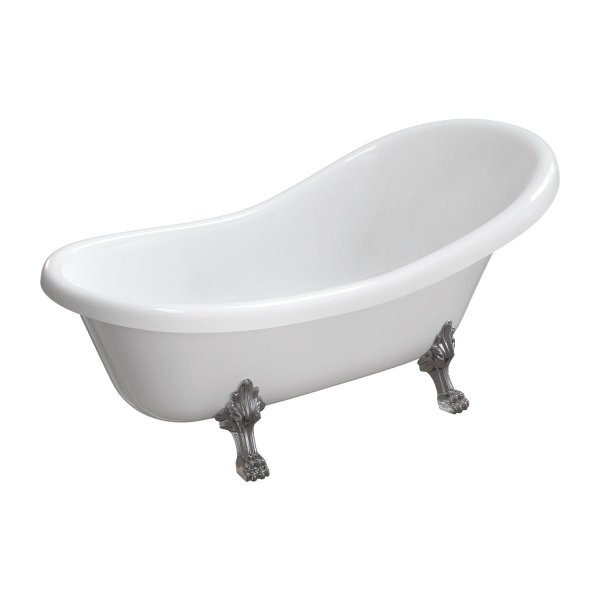 OMNIRES Wanna wolnostojąca 175x82cm ATENA COMFORT M+ biały połysk ATENA174BP