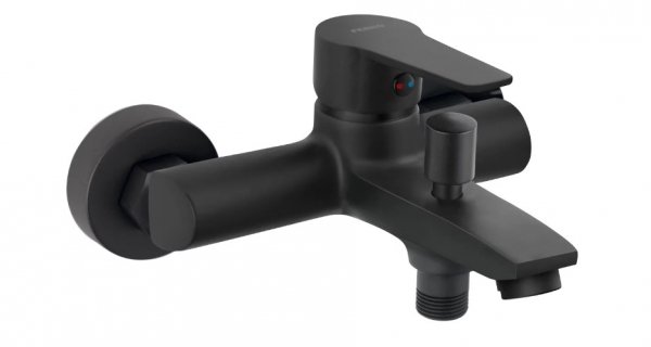 FERRO - Bateria wannowa RITTO BLACK bez zestawu natryskowego  BTR1BL