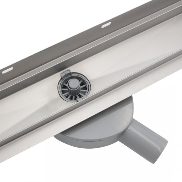 AQUALINE Odpływ przyścienny 2w1 z obrotowym syfonem 360° 70cm LSR04700