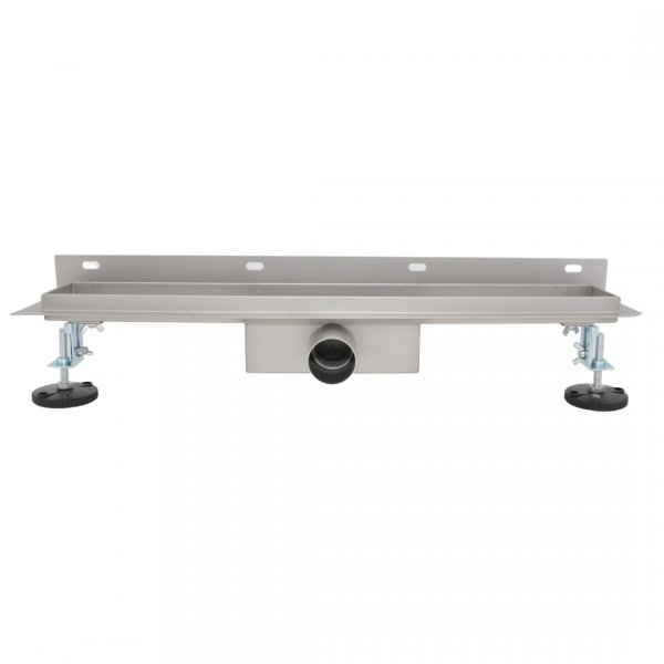 AQUALINE Odpływ liniowy przyścienny 2w1 ze stałym syfonem 60cm LS04600