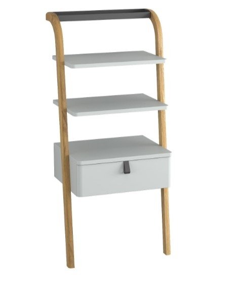 KROFAM - Regał MOSS 50 cm, jasno szary  MO 5005-46Z-S