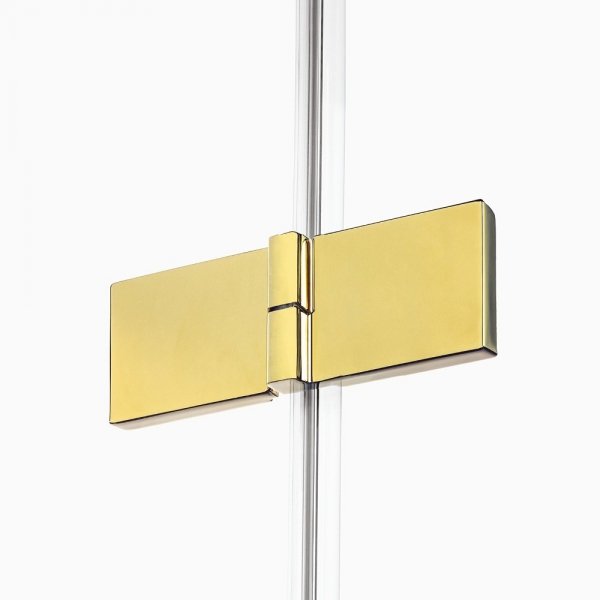 NEW TRENDY Drzwi prysznicowe wnękowe AVEXA GOLD SHINE Linia Platinium 130x200cm 