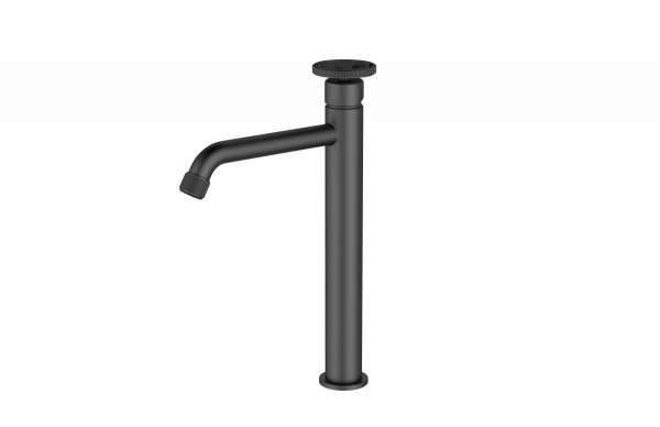 SEA HORSE - Bateria umywalkowa stojąca wysoka LOFTEA BLACK czarna  BJV404/1B