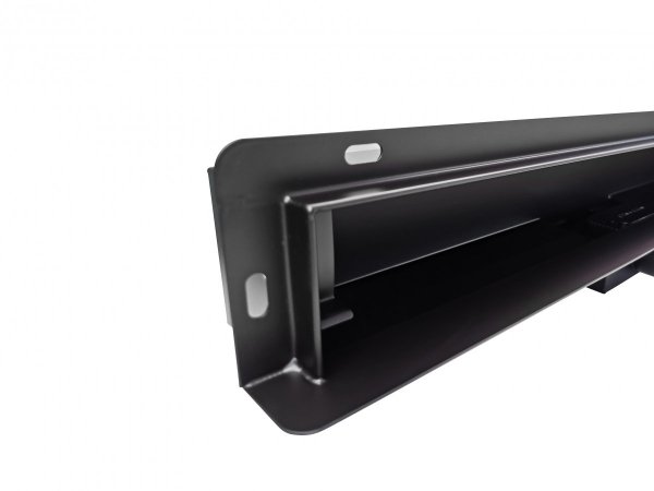 AQUALine - Odpływ liniowy ścienny czarny/black 2w1 pod płytkę Rozmiar 80cm S04BK800