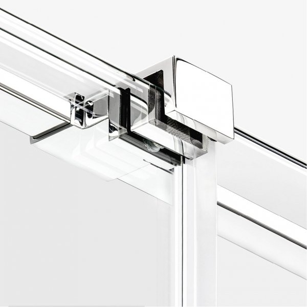 NEW TRENDY Drzwi wnękowe prysznicowe przesuwne SMART 110x200 EXK-4006