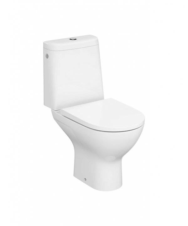 CERSANIT WC KOMPAKT 878 COLOUR PRO OVAL CERSANIT VORTEX 010 ZBIORNIK ROUND Z DESKĄ DUROPLASTOWĄ LARGA OVAL SLIM WRAP K103-051