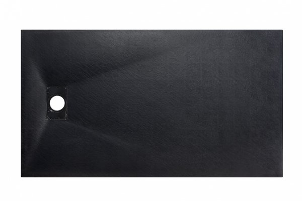 BESCO Brodzik prostokątny 100x80x3,2 Vexo Black 100 BVB-100-80-P