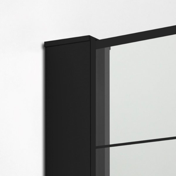 NEW TRENDY - Kabina Walk In New Modus BLACK 100X200 EXK-0103
