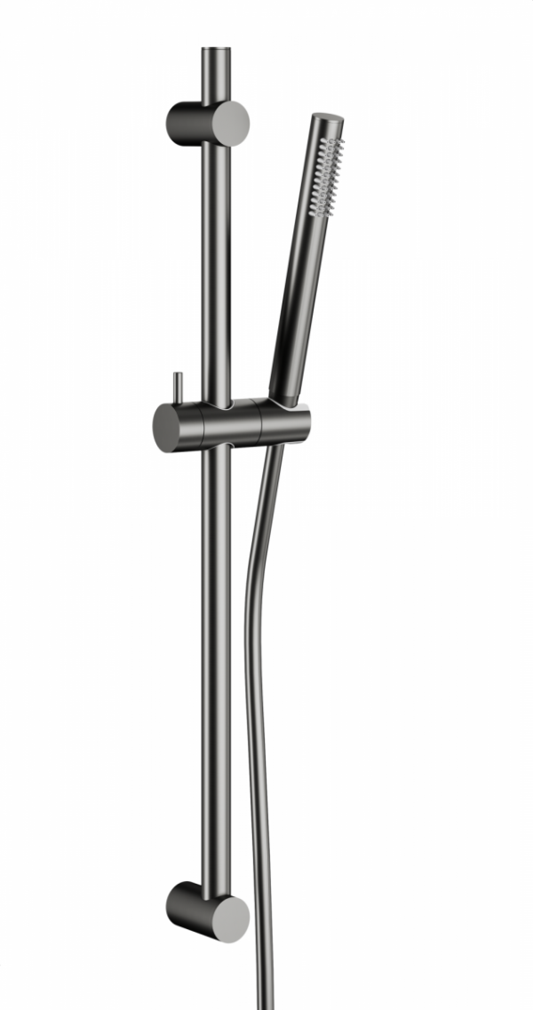 ARMATURA KRAKÓW KFA zestaw prysznicowy przesuwny MOZA PREMIUM GUN METAL GREY 841-363-61