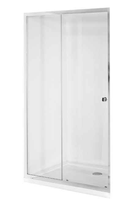 BESCO - Drzwi prysznicowe podwójne przesuwne SLIDE DUO 195 RÓŻNE ROZMIARY