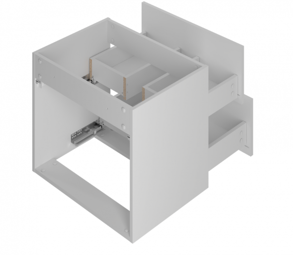 MEGSTYL Szafka Pod Umywalkę 2S 60cm Biały Mat XILO-0000-0005829