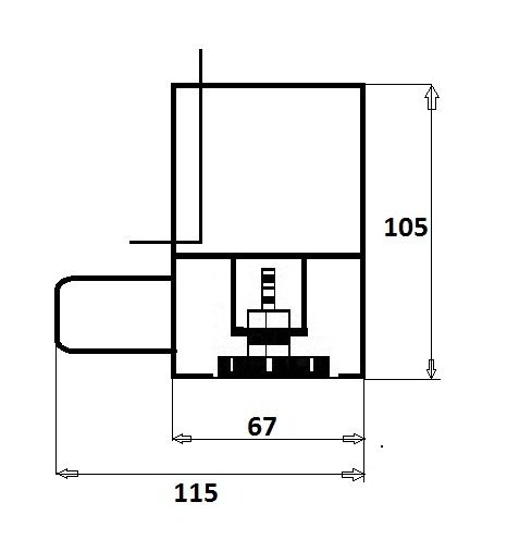 AQUALine - Odpływ liniowy ścienny czarny/black 2w1 pod płytkę Rozmiar 80cm S04BK800