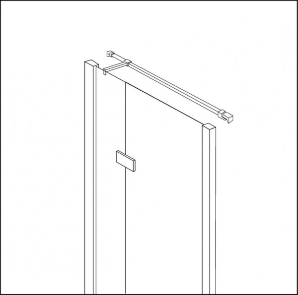 NEW TRENDY - Drzwi wnękowe New Renoma BLACK 90x195  D-0272A  PRAWE