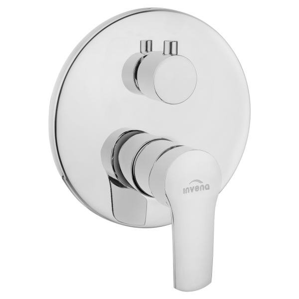 INVENA - Bateria podtynkowa z okrągłą rozetą 2-funkcyjna VERSO  BP-82-P01-A