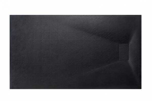 BESCO Brodzik prostokątny 100x80x3,2 Vexo Black 100 BVB-100-80-P