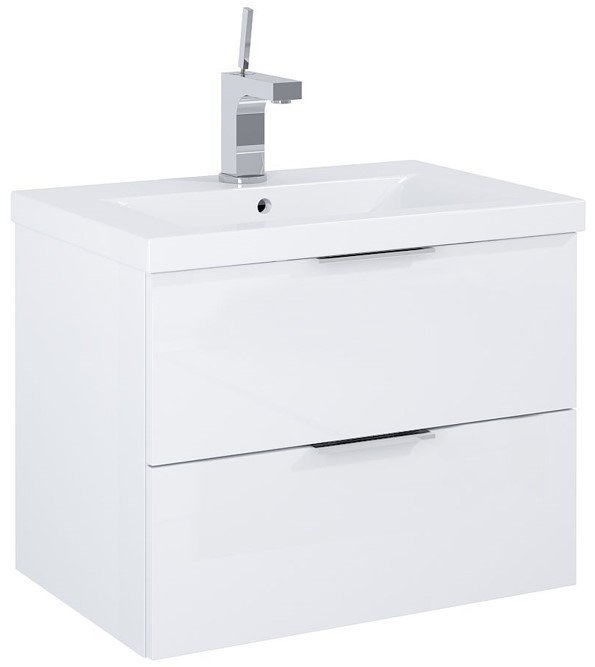 AQUAFORM - Set FRAME 50 2S zestaw szafka + umywalka WHITE/BIAŁY  169181