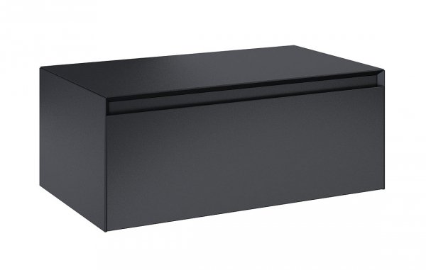 ELITA SZAFKA KOMODA SPLIT SLIM 80 1S BLACK MATT Z BLATEM PDW 168934/RE080804057160