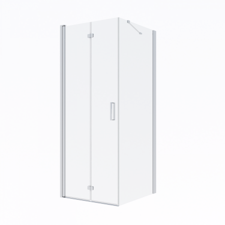 OLTENS Trana kabina prysznicowa drzwi składane 80x80 cm kwadratowa drzwi ze ścianką 20003100