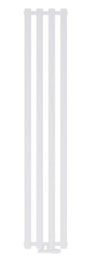 AQUAFORM - Grzejnik łazienkowy ASAMI pionowy 1500X322 416W / przył. dolne 50MM biały  GRŁ-G/A-1500X322-B