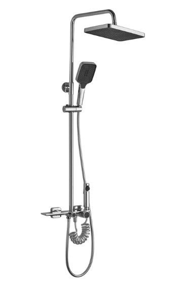 REA - Zestaw Natryskowy HELIX Chrom