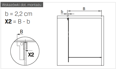 NEW TRENDY Kabina prysznicowa ścianka WALK-IN z uchwytem relingowym AVEXA 100x200 szkło 6mm EXK-2518