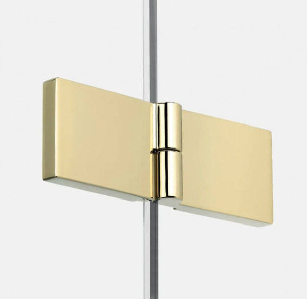 NEW TRENDY Drzwi wnękowe New Soleo Light Gold, pojedyncze, składane 120x195 prawe D-0469A
