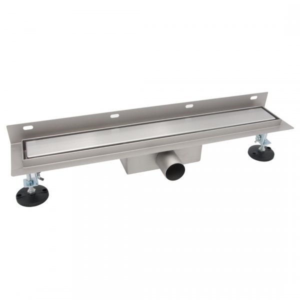 AQUALINE Odpływ liniowy przyścienny 2w1 ze stałym syfonem 50cm LS04500