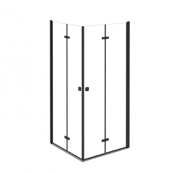 BESCO Kabina kwadratowa składana Exo-H 90 Black KEHB-90-195