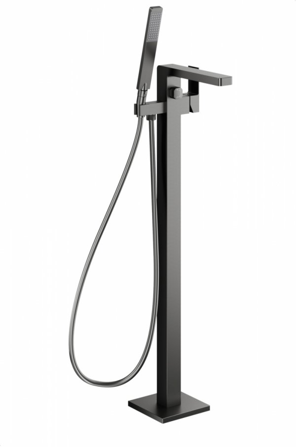 ARMATURA KRAKÓW KFA bateria wannowa wolnostojąca LOGON GUN METAL GREY 5135-510-61