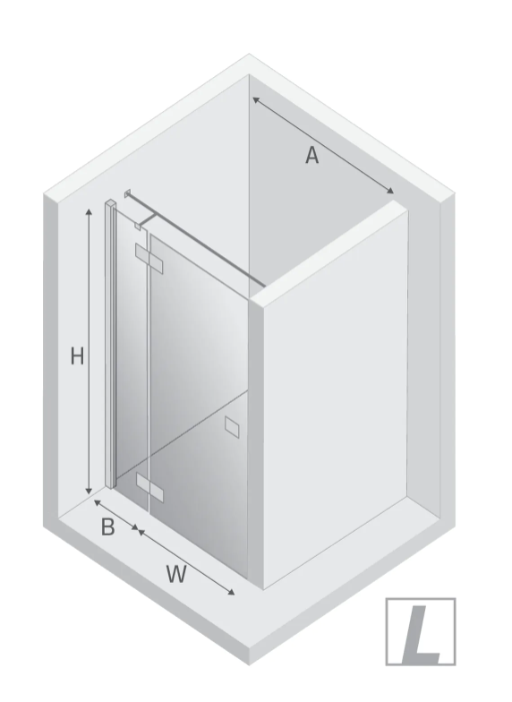 NEW TRENDY Drzwi wnękowe Reflexa 80x200 EXK-5057/EXK-5058