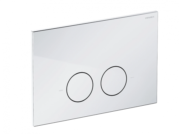 OMNIRES STRONGFRAME stelaż podtynkowy do miski toaletowej + MINIMAL przycisk spłukujący FLUSH SET chrom połysk STFWC1M-RCR