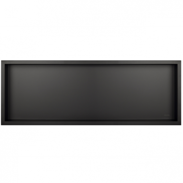 Balneo Półka wnękowa z kołnierzem Wall Box One 90 x 30 x 7 cm, czarna
